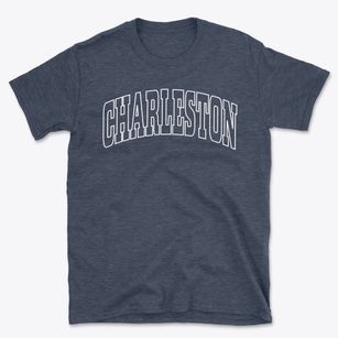 Charleston Missouri Trendy Block Basic T-Shirt