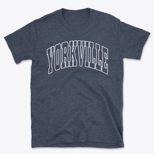Yorkville Wisconsin Trendy Block Basic T-Shirt