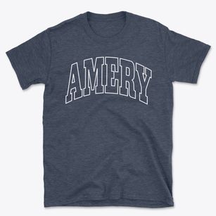 Amery Wisconsin Trendy Block Basic T-Shirt