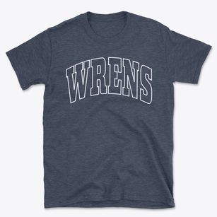 Wrens Georgia Trendy Block Basic T-Shirt