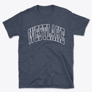 Westlake Texas Trendy Block Basic T-Shirt