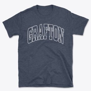 Grafton New Hampshire Trendy Block Basic T-Shirt