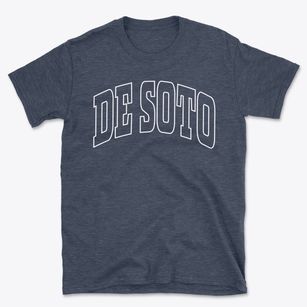 De Soto Iowa Trendy Block Basic T-Shirt