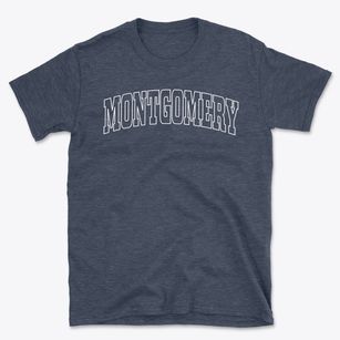 Montgomery Texas Trendy Block Basic T-Shirt