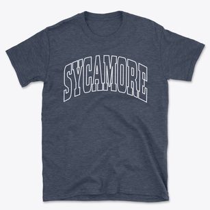 Sycamore Georgia Trendy Block Basic T-Shirt