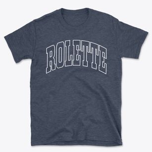 Rolette North Dakota Trendy Block Basic T-Shirt