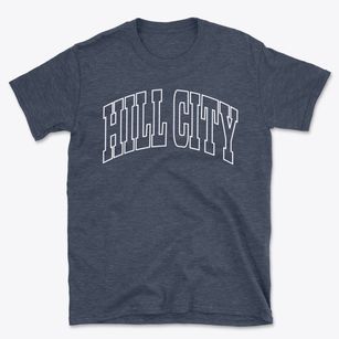 Hill City Minnesota Trendy Block Basic T-Shirt