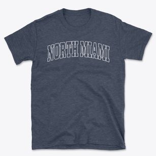 North Miami Oklahoma Trendy Block Basic T-Shirt