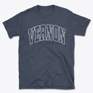 Vernon Utah Trendy Block Basic T-Shirt