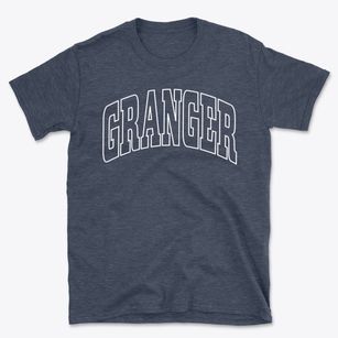 Granger Wyoming Trendy Block Basic T-Shirt