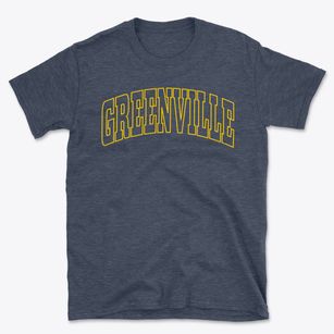 Greenville New Hampshire Trendy Block Basic T-Shirt