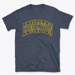 Edmeston New York Trendy Block Basic T-Shirt