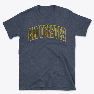 Gloucester Massachusetts Trendy Block Basic T-Shirt