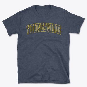Youngsville North Carolina Trendy Block Basic T-Shirt