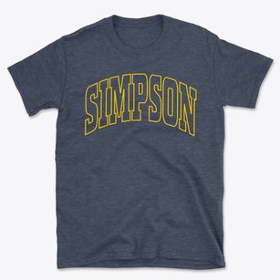 Simpson Pennsylvania Trendy Block Basic T-Shirt