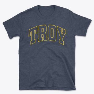Troy Maine Trendy Block Basic T-Shirt