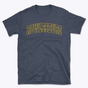 Rowlesburg West Virginia Trendy Block Basic T-Shirt