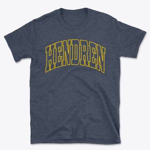 Hendren Wisconsin Trendy Block Basic T-Shirt