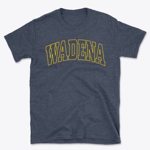 Wadena Iowa Trendy Block Basic T-Shirt