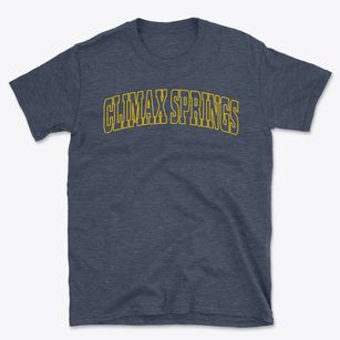 Climax Springs Missouri Trendy Block Basic T-Shirt