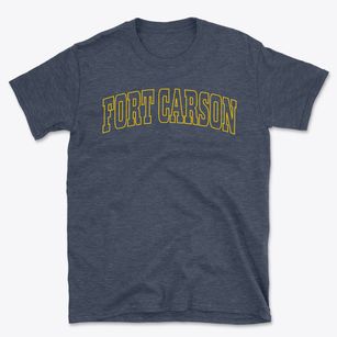 Fort Carson Colorado Trendy Block Basic T-Shirt