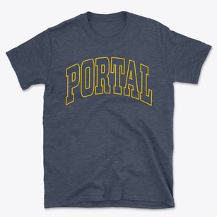 Portal North Dakota Trendy Block Basic T-Shirt