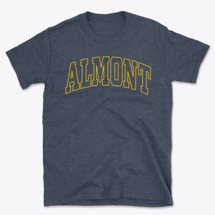 Almont North Dakota Trendy Block Basic T-Shirt