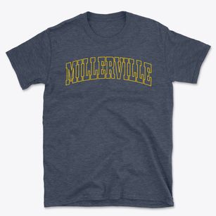 Millerville Minnesota Trendy Block Basic T-Shirt