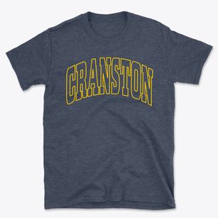 Cranston Rhode Island Trendy Block Basic T-Shirt