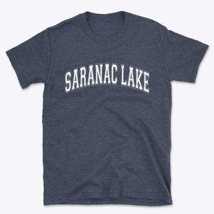 Saranac Lake New York Varsity Basic T-Shirt