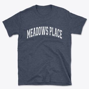Meadows Place Texas Varsity Basic T-Shirt
