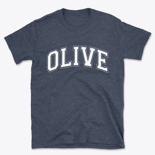 Olive New York Varsity Basic T-Shirt