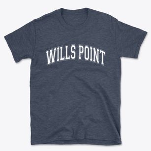 Wills Point Texas Varsity Basic T-Shirt