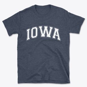 Iowa Louisiana Varsity Basic T-Shirt