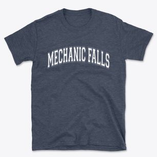 Mechanic Falls Maine Varsity Basic T-Shirt