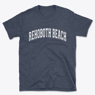 Rehoboth Beach Delaware Varsity Basic T-Shirt