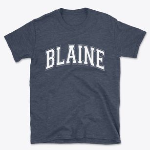 Blaine Maine Varsity Basic T-Shirt