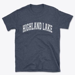 Highland Lake Alabama Varsity Basic T-Shirt