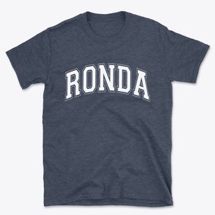Ronda North Carolina Varsity Basic T-Shirt