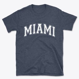 Miami Florida Varsity Basic T-Shirt