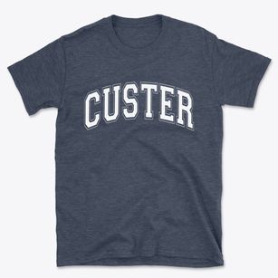 Custer Montana Varsity Basic T-Shirt