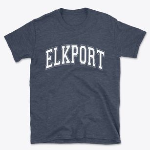 Elkport Iowa Varsity Basic T-Shirt