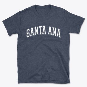 Santa Ana California Varsity Basic T-Shirt