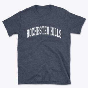 Rochester Hills Michigan Varsity Basic T-Shirt