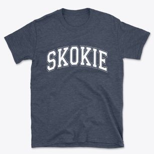 Skokie Illinois Varsity Basic T-Shirt