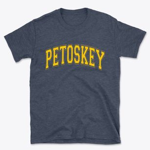 Petoskey Michigan Varsity Basic T-Shirt