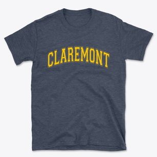 Claremont California Varsity Basic T-Shirt