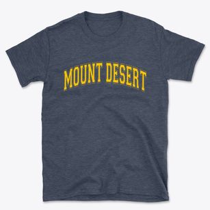 Mount Desert Maine Varsity Basic T-Shirt