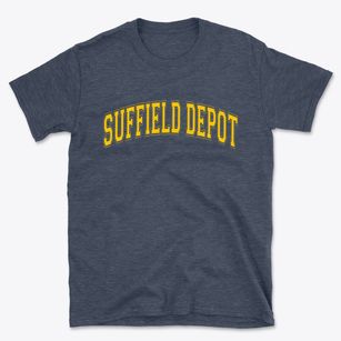 Suffield Depot Connecticut Varsity Basic T-Shirt