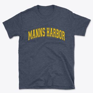 Manns Harbor North Carolina Varsity Basic T-Shirt